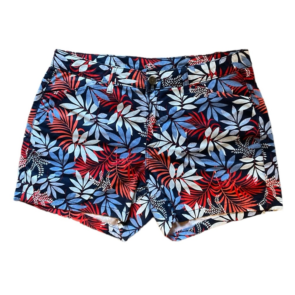 Women’s Blue Pattern Summer Shorts Size 12